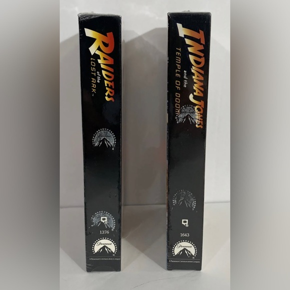 Raiders Of The Lost Ark & Indiana Jones and the Temple of Doom VHS SEALED 1989 - Picture 3 of 10